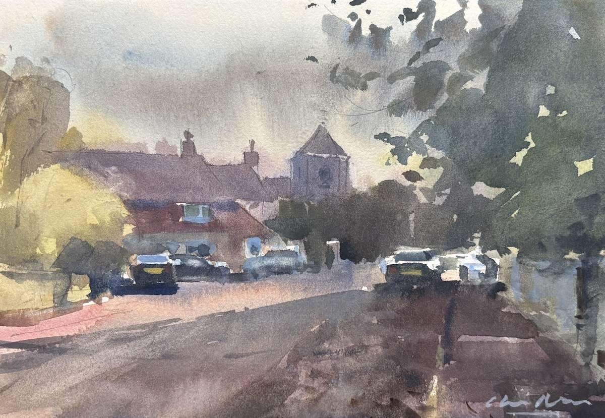 Just Before Dusk - Firle